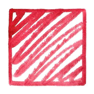 Red square frame with doodle Red square frame with doodle. Abstract backgr... 스톡 사진