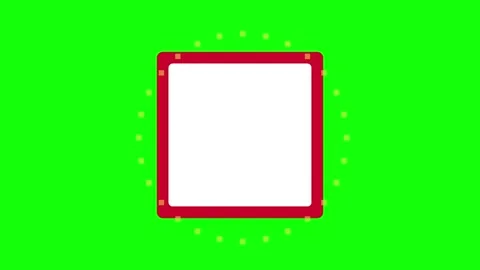 Red square frames 스톡 동영상 340574847