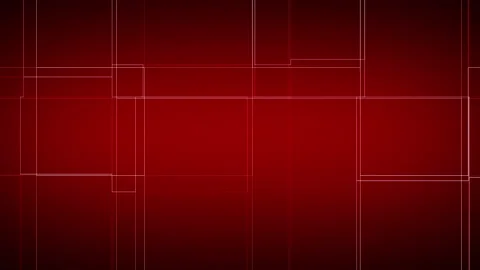 Red Square Geometries Loop R Animation B... | Stock Video | Pond5
