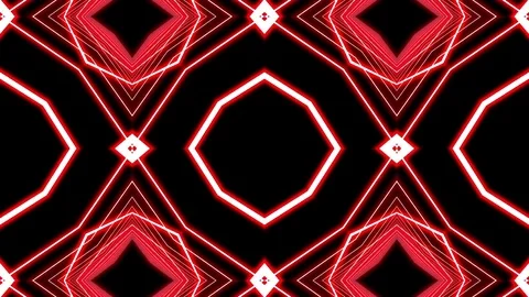 Red Square Grid Intricate Flowing Pattern Abstract Motion Background Loop 3 Stock Footage 69949034