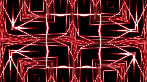 Red Square Grid Intricate Flowing Pattern Abstract Motion Background Loop 2 Stock Footage 69949199