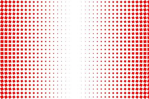 Red square halftone background gradient イラスト素材