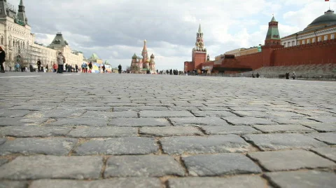 Red Square in Kremlin Stock Footage 694077