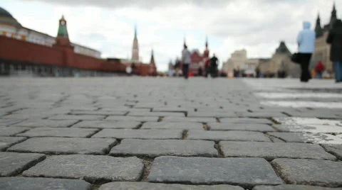 Red Square in Kremlin 库存影片 694250