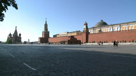 RED SQUARE KREMLIN  Stock Footage 988527