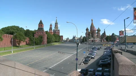 RED SQUARE KREMLIN Stock Footage 988942