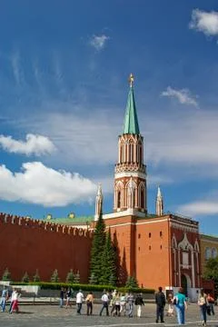 Red square, the kremlin Stock Photos