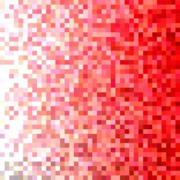 Red square mosaic vector background design Stock Illustration