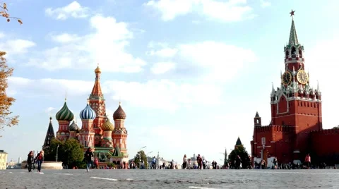 Red Square in Moscow Stock Footage 41828757