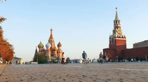 Red Square in Moscow Stock Footage 41828905