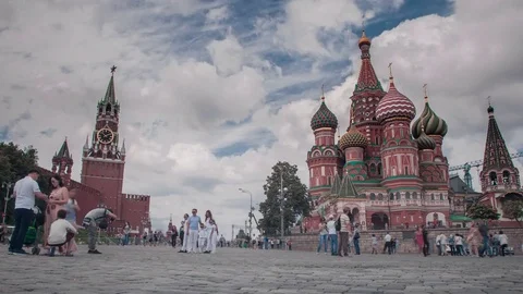 Red Square in Moscow Stock Footage 78662613