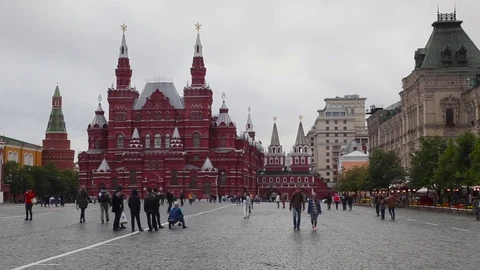 Red Square Moscow Video stock 84093936
