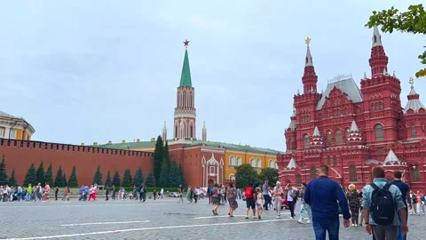 Red Square in Moscow Stock Footage 205045029