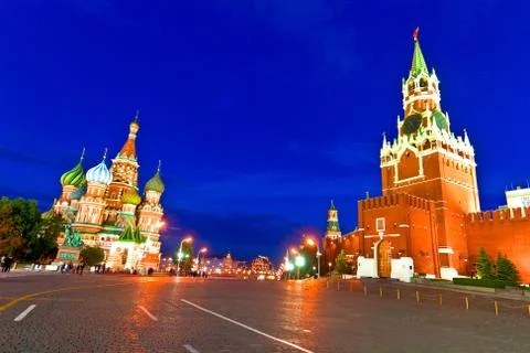 Red Square in Moscow, Russia Stock Photos