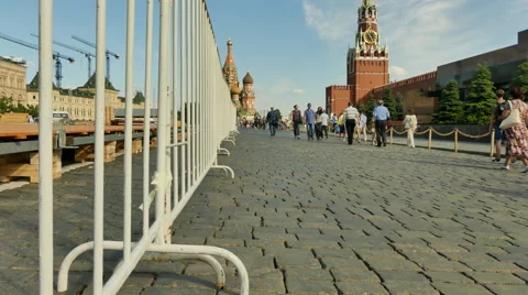 Red Square Moscow tilt Stock Footage 67724778