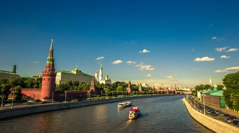 Red Square Moscow timelapse Stock Footage 52787532