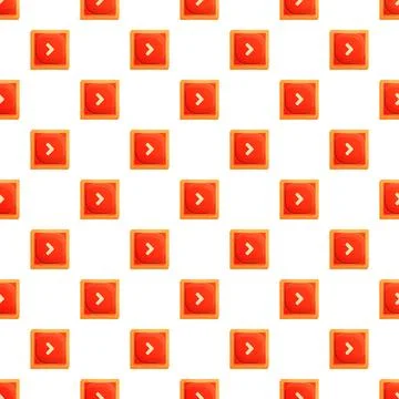 Red square next button pattern background 스톡 일러스트