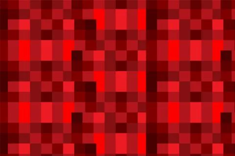 Red square pattern abstract vector background design Illustrazione stock