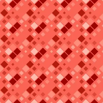 Red square pattern background - abstract vector design Stock Illustration