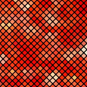 Red Square Pattern. Illustrazione stock
