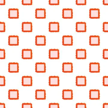 Red square pattern seamless repeating background design 库存插图