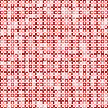 Red square pixel mosaic background Illustrazione stock