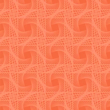 Red Square Seamless Pattern. Geometric Texture. Ornamental Template イラスト素材