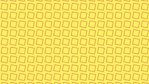 Red Square Shuffle on Yellow Background Stock Footage 151100463