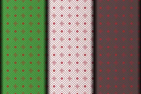 Red square style vector eps pattern design. Stock Illustration