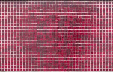 Red Square Tiles 스톡 사진