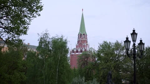 Red Square View in Moscow in Summer Stock Footage 277121327