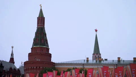 Red Square View in Moscow in Summer Stock Footage 277121360