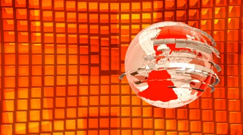 Red Squares Stock After Effects