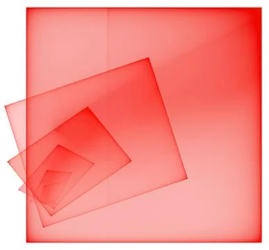 Red squares Stock Illustration