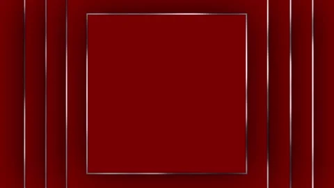 Red squares with a silver border appear on a red background, in the center there Stock Footage 267442105