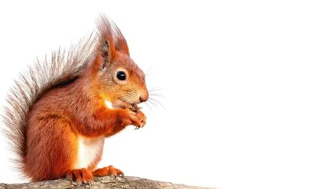 Red squirrel - Sciurus vulgaris - also called Eurasian red squirrel is an a.. Stock Photos