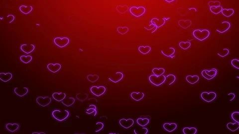 RED - ST VALENTINE BACKGROUND Video stock 123930064