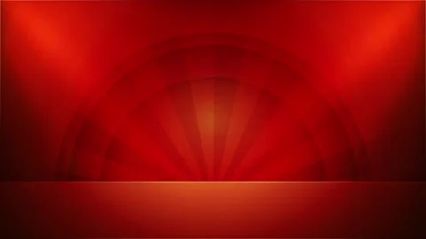 Red stage carnival background. Stage for product promotion and celebration 4K Stock Footage 255257013