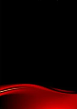 Red stage curtain on black background Illustrazione stock