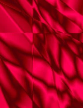 Red stained glass effect background Stock Illustration