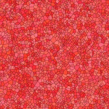 Red Stained Glass Illustrazione stock