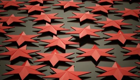 Red stairs background rendered Stock Illustration