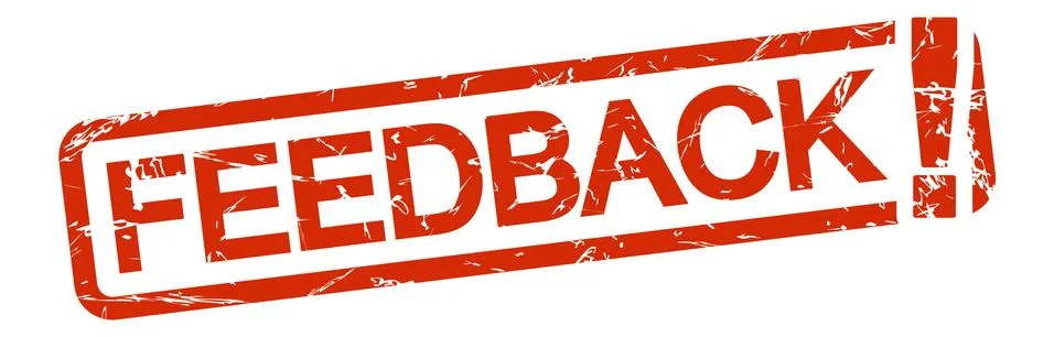 Red stamp FEEDBACK! Stock Illustration