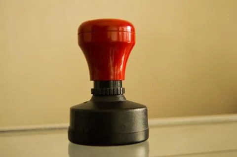 Red stamp Stock Photos