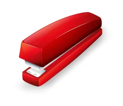 A red stapler Stock Illustration