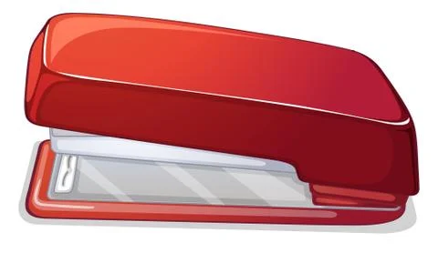 A red stapler Stock Illustration