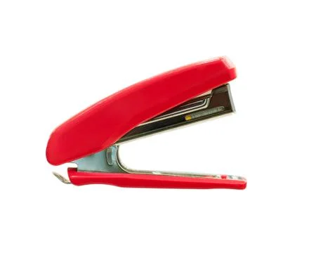 Red stapler Stock Photos