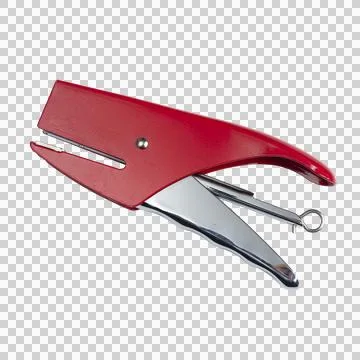 A red stapler Stock Photos