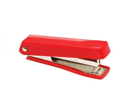 Red stapler.isolated. Stock Photos