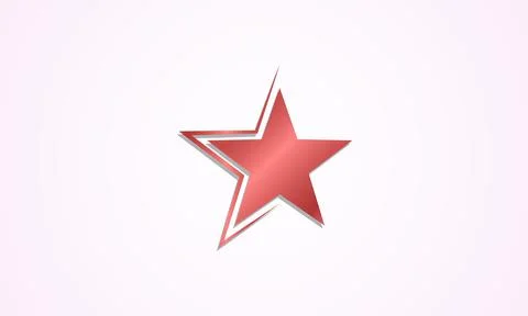 Red star abstract background Stock Illustration